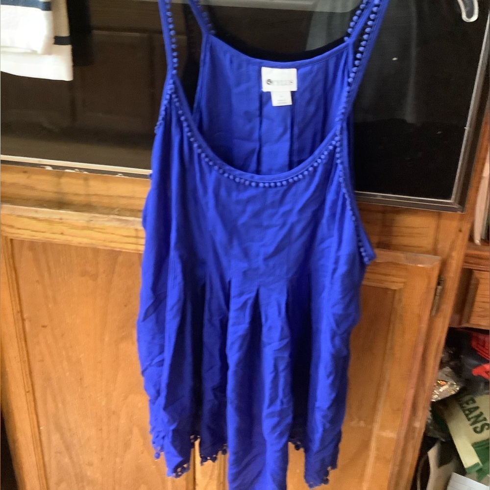 Large royal blue tank top